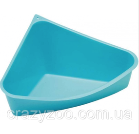 Туалет для гризунів Savic Rody Toilet кутовий блакитний 36х28x15 см 0168