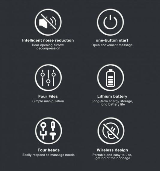 Масажер Fascial Gun LM-130 для глибокого м'язового масажу XPRO (46502-LM-130_350) | Зображення 6