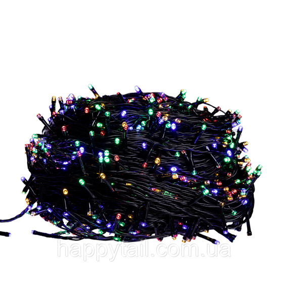 Гірлянда Різдвяна фея вулична 100 (м) 1000 LED чорний провід Мультиколор CF1000L100MBML | Зображення 3