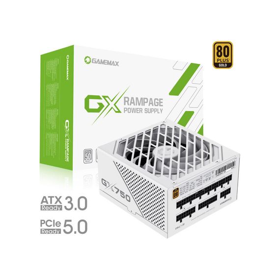 Блок живлення Gamemax 750W (GX-750 PRO WH (ATX3.0 PCIe5.0)) | Зображення 9