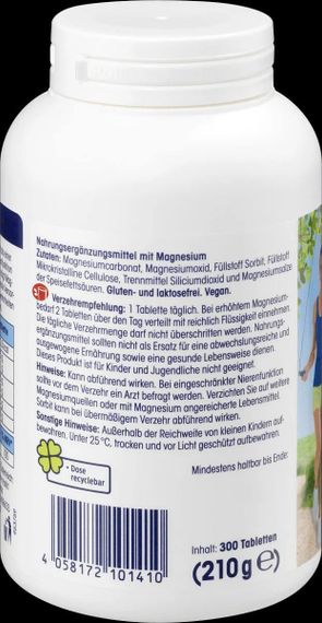 Вітаміни "Mivolis Magnesium", для серцево-судинної системи та нервів, 300 таблеток, Німеччина | Зображення 3