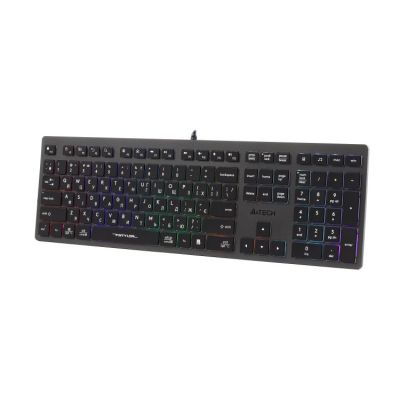 Клавиатура A4Tech FX60H USB Grey Neon backlit | Зображення 1