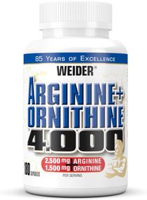 Амінокислоти Weider Arginine+Ortnithine 180 caps