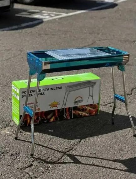 Переносний мангал BARBECUE TRAY 770T MD-008 8009 чорний XPRO (43670-_709) | Зображення 4
