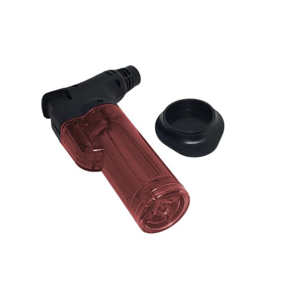 Зажигалка Турбо Пламя Боковая "Jet Lighter Red" | Зображення 2