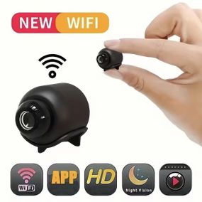 WiFi-камера X5 1080P HD — мини-камера наблюдения с ночным видением, детектором движения, широким углом 140°