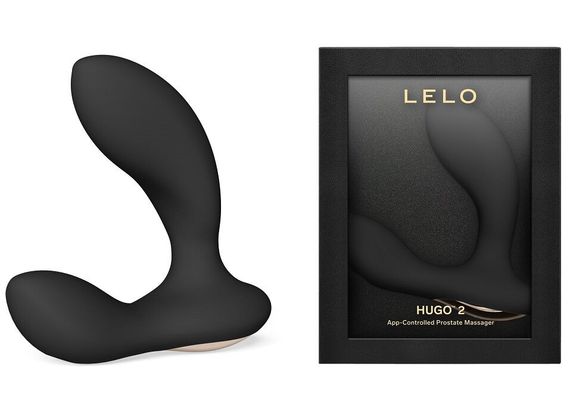 Смарт-масажер простати LELO Hugo 2 Black, 2 мотори, підвищена потужність | Зображення 1
