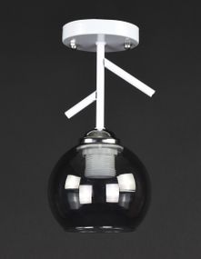 Люстра стельова на 1 лампочку 27806 Білий 26х13х13 см.