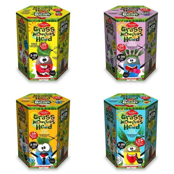 Набір креативної творчості GRASS MONSTERS HEAD GMH-01-01U,02U,03U...08U Різнокольоровий shop (2000720739011) | Зображення 1