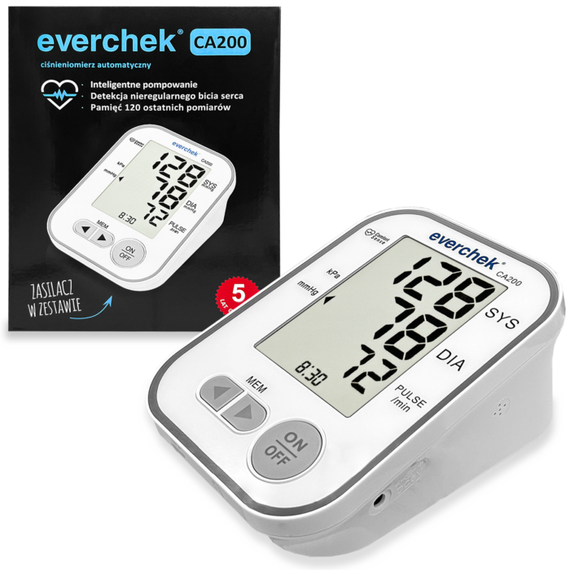 Тонометр на передпліччя EVERCHEK CA200 з блоком живлення