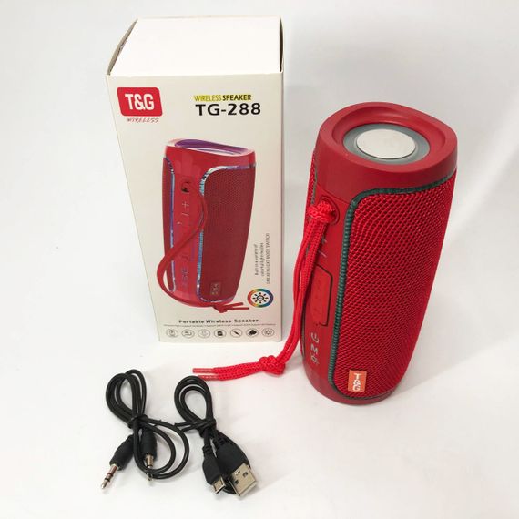 Светомузыкальная портативная колонка TG288, Портативная колонка с Bluetooth блютуз светящаяся IY-76 | Зображення 6