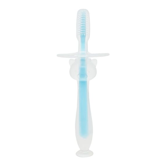 Силіконова зубна щітка Mumlove MGZ-0707(Blue) з обмежувачем | Зображення 1