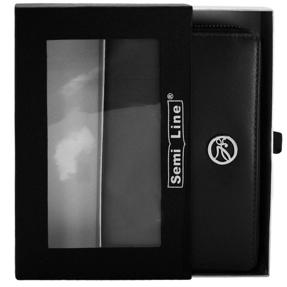 Гаманець жіночий шкіряний Semi Line RFID Black (P8271-0) | Зображення 2