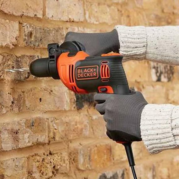 Дриль мережевий ударний BLACK+DECKER BEH550 | Зображення 2