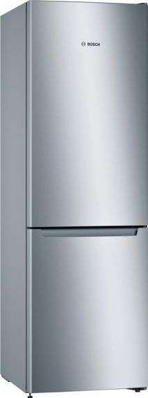 Холодильник з нижньою морозильною камерою BOSCH KGN33NL206, нержавіюча сталь (KGN33NL206)