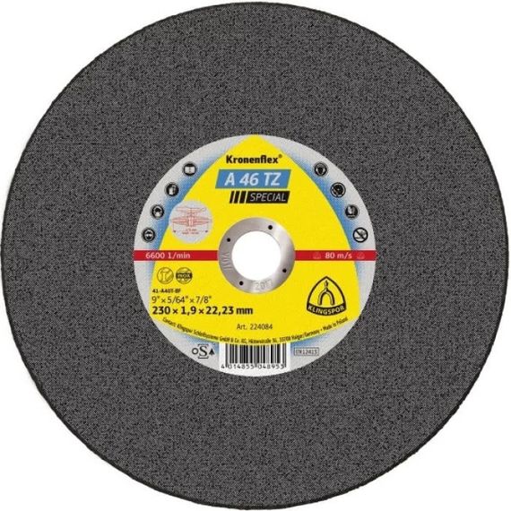 Диск відрізний по металу 150х1,6х22,23 А46TZ Special Inox Klingspor (241472)