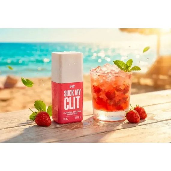 Гель для кліторальної стимуляції Intt Suck My Clit Wild Strawberry, 15 мл Sex Aura | Зображення 6