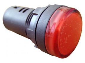 Сигнальна арматура AD16-22DS червоний 220V АC
