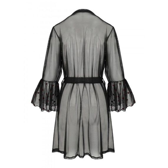 Повітряний пеньюар Passion LOVELIA PEIGNOIR L/XL, black Sex Aura | Зображення 5