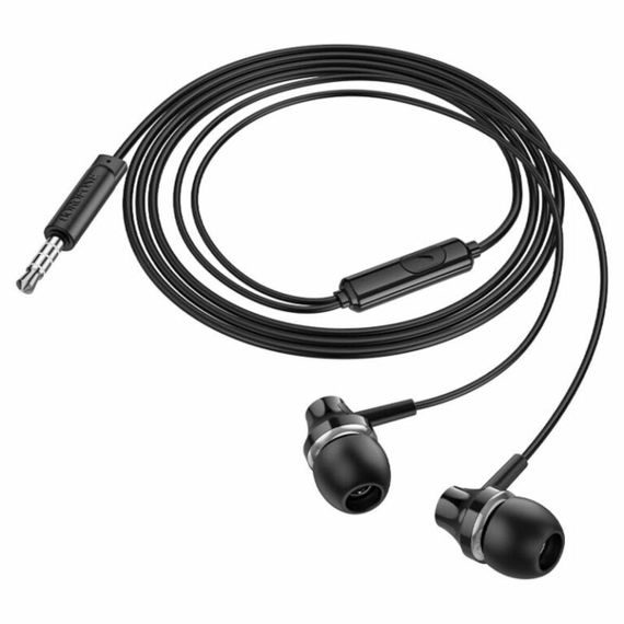 Навушники BOROFONE BM74 Singer universal earphones with microphone Black | Зображення 2