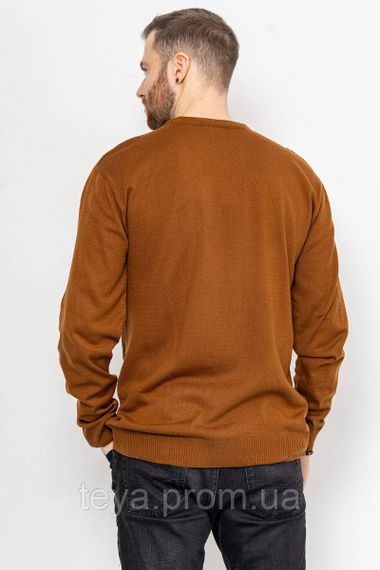Светр чоловічий колір коричневий розміри L, XL, XXL FA_003911 | Зображення 4