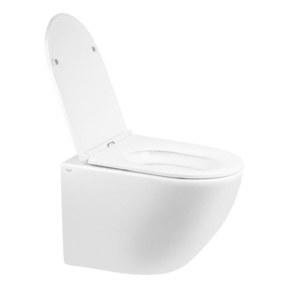 Унітаз підвісний Qtap Robin New безободковий з сидінням Soft-close QT1333046ENRW | Зображення 8