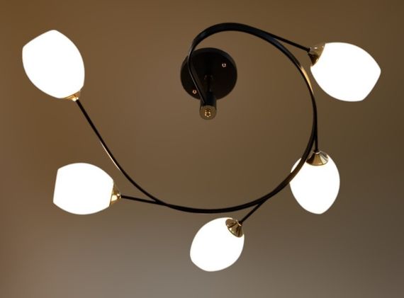 Люстра LK-725S/5 E27 WH/BK | Зображення 4