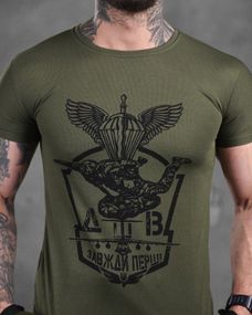 Футболка ДШВ хаки мужская кулмакс летняя XXXL