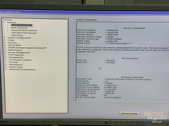 Неттоп Dell OptiPlex 5060 Micro USFF / Intel Core i5-8500T (6 ядер по 2.1 - 3.5 GHz) / 16 GB DDR4 / 256 GB SSD M.2 / Intel UHD Graphics 630 / 90W / Блок питания в комплекте б/у | Зображення 7