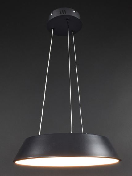 Люстра світлодіодна підвісна LED світильник для квартири на стелю лед з пультом 27567 Чорний 20-90х40х40 см. | Зображення 2