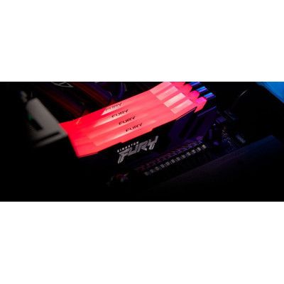 Модуль памяти для компьютера DDR5 16GB 6000 MHz Renegade RGB Kingston Fury (ex.HyperX) (KF560C32RSA-16) | Зображення 6