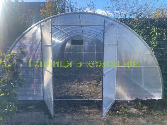 Теплица "СТАНДАРТ"4*4*2,10 (ш.д.в.) 16кв.м., покрытая поликарбонатом 6мм, от производителя. | Зображення 5