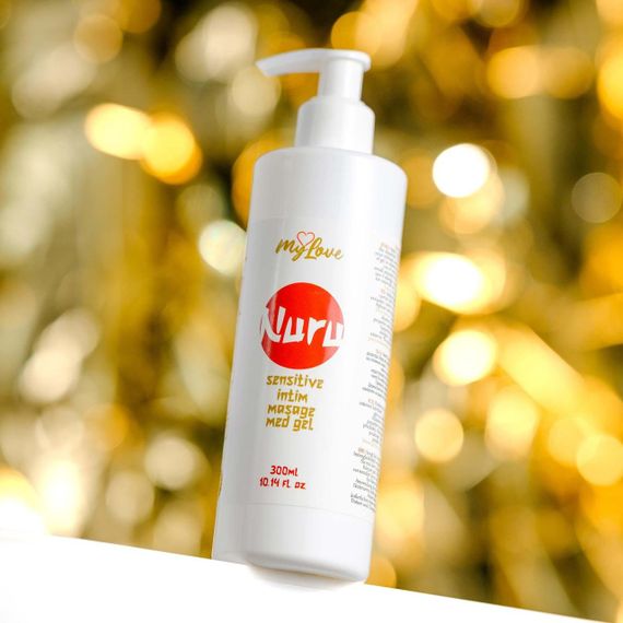 Гель для нуру масажу - MyLove Nuru Sensitive Intim Masage Med Gel, 300 мл Sex Aura | Зображення 4