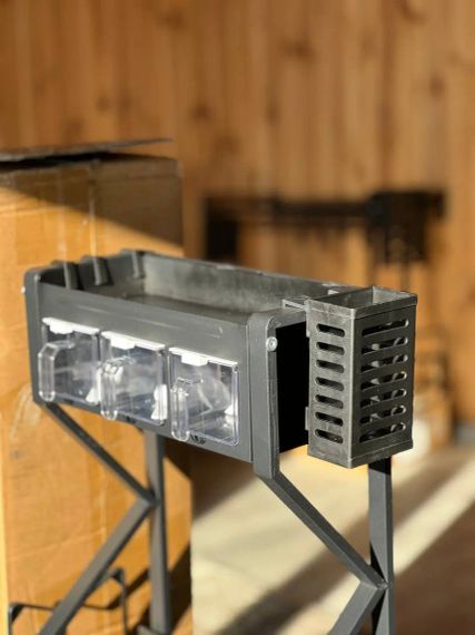 Органайзер для приправ kitchenware AND-2, двоярусна стійка для посуду + спецівниця, багатофункціональна сушарка посуду та спецій, містка полиця для спецій з кухонними шафами | Зображення 2