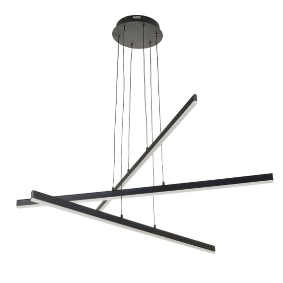 Люстра подвесная светодиодная 48W WW BK (BL-832S/3)