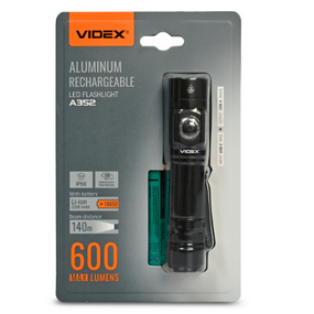 Ліхтарик LED портативний 600Lm 5000К VLF-A352 Videx