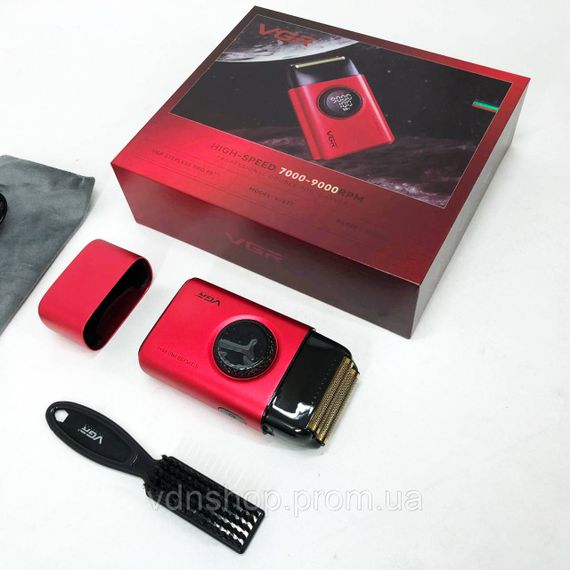 Професійна електробритва VGR, Чоловіча водонепроникна акумуляторна бритва, Бритви акумуляторні YH-52 | Зображення 6