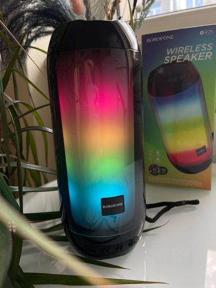 Бездротова колонка Borofone Light BR25 (Чорний) | Зображення 2
