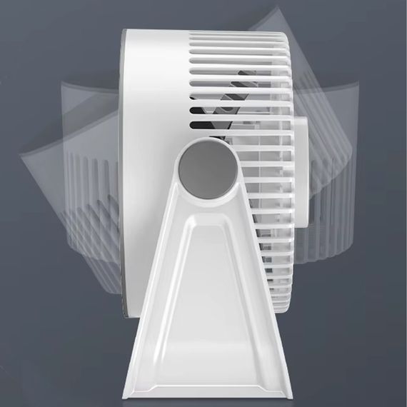 Портативный вентилятор S35 Built-in aromatherapy/mosquito repellent box 2400mAh White / Gray | Зображення 1