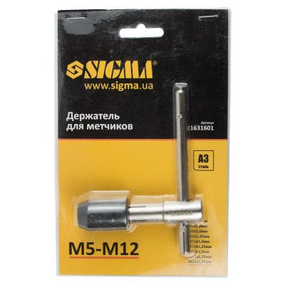 Вороток для метчиков Sigma М5-М12 Т-образный (1631601) (1631601) | Зображення 2