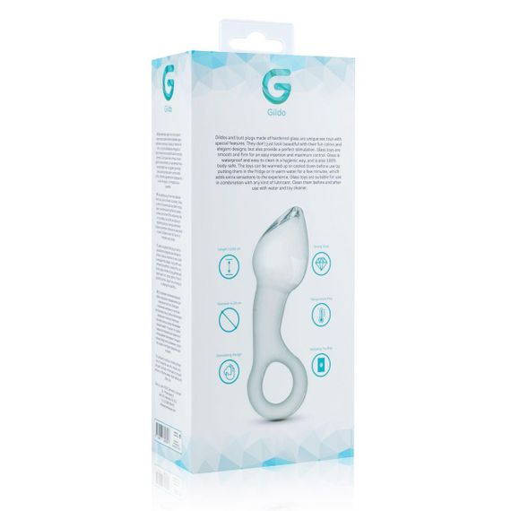 Скляний стимулятор Gildo Glass Prostate Plug No. 13 Sex Aura | Зображення 4