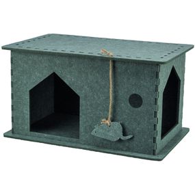 Будиночок Trixie Lene для котів фетр 54х30х35 см сірий