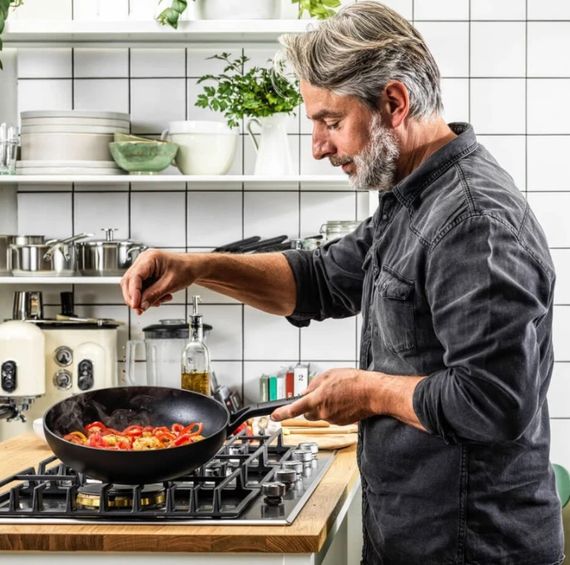 Сковорода ВОК KitchenAid СFA СС003294-001 28 см черная | Зображення 4