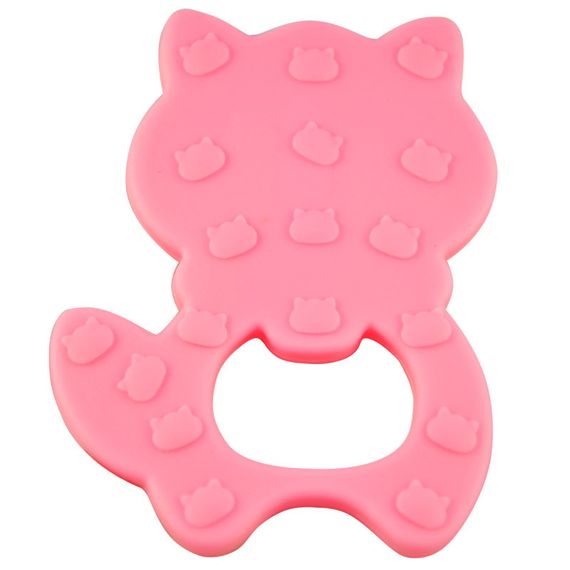 Прорізувач силіконовий "Єнот" MGZ-0402(Pink) у футлярі | Зображення 1