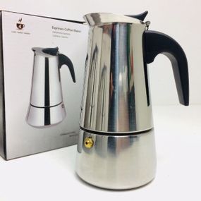 Кофеварка гейзерная из нержавеющей стали UNIQUE UN-1901 180 мл