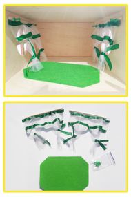 Набір текстилю для лялькового будинку 1 кімната.