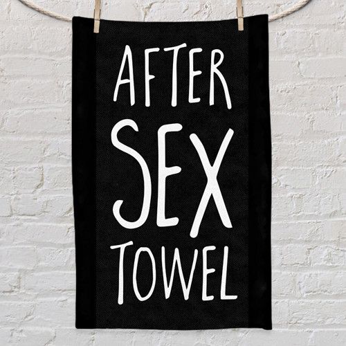 Рушник з принтом After sex towel 80x50 см (PLM_21M011)