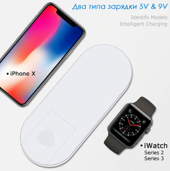 Бездротове зарядний пристрій Primo Qi AirPower для iPhone і Apple Watch | Зображення 2