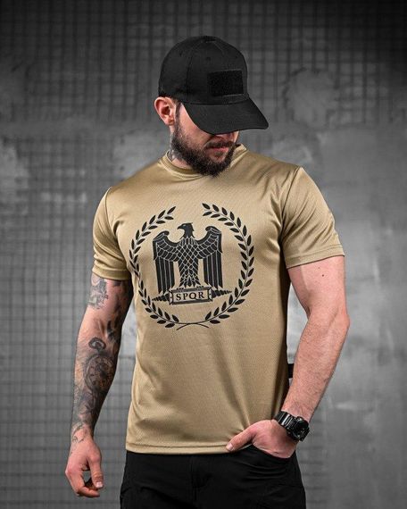 Тактична потоотводна футболка OBLIVION Орел coyot ДЛ7055 | Зображення 1