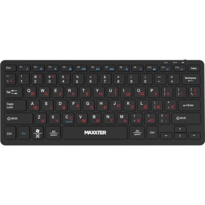 Клавиатура Maxxter KBW-C01B-UA Wireless UA Black (KBW-C01B-UA)